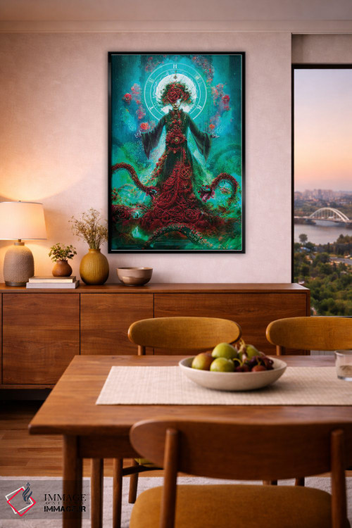 تابلو دکوراتیو هکاته مادر جادوگران اثر ماریو سانچز نوادو - D6B