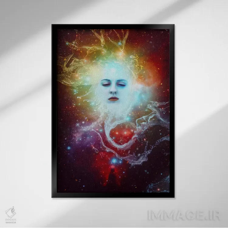 تابلو دکوراتیو وجدان اثر ماریو سانچز نوادو - نمای قابدار مشکی