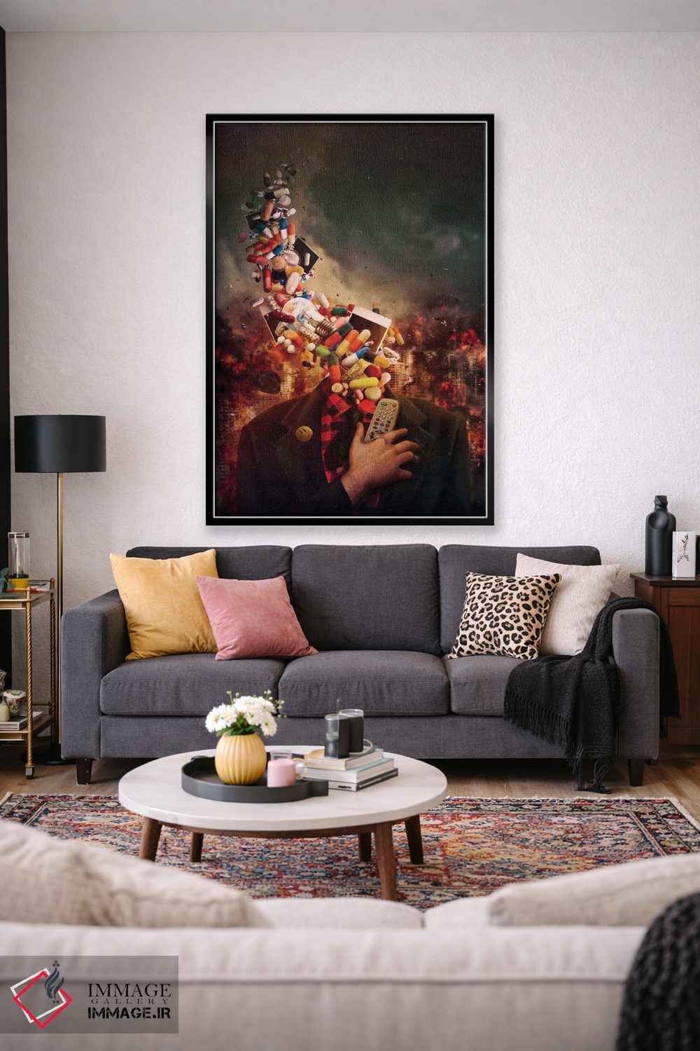 تابلو دکوراتیو بی حس و راحت اثر ماریو سانچز نوادو - D2B