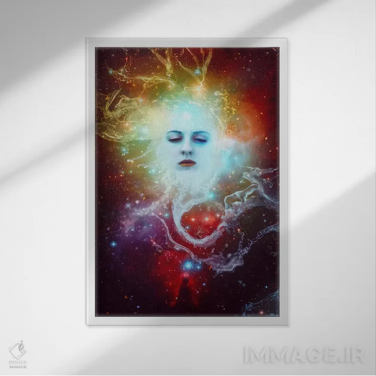 تابلو دکوراتیو وجدان اثر ماریو سانچز نوادو - نمای قابدار سفید