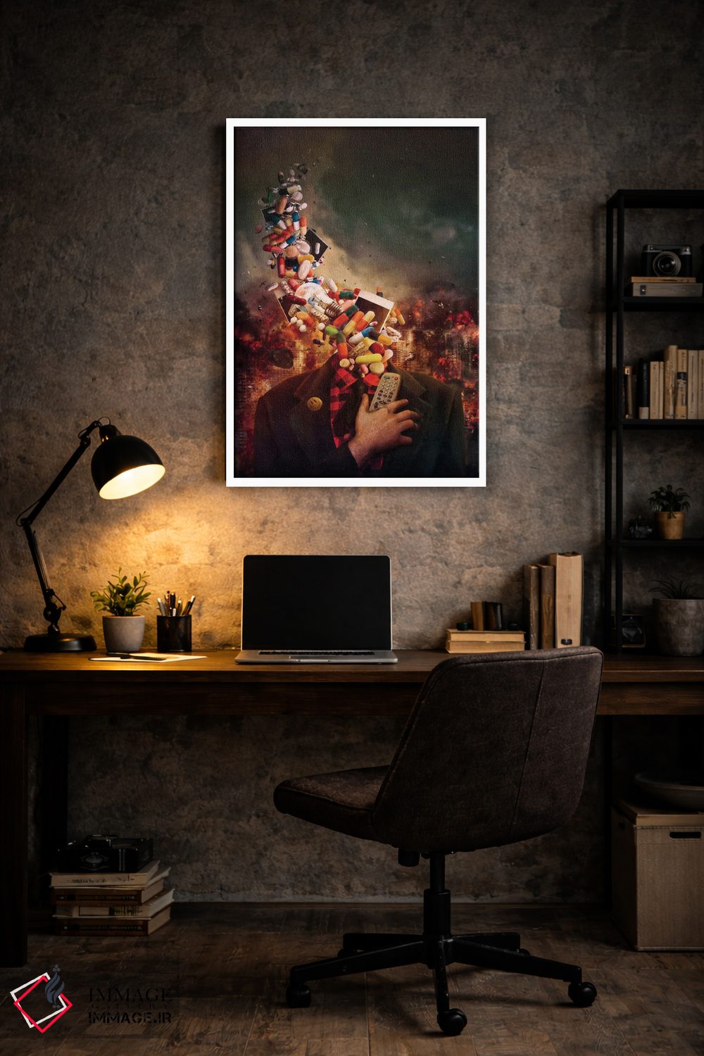 تابلو دکوراتیو بی حس و راحت اثر ماریو سانچز نوادو - D6W