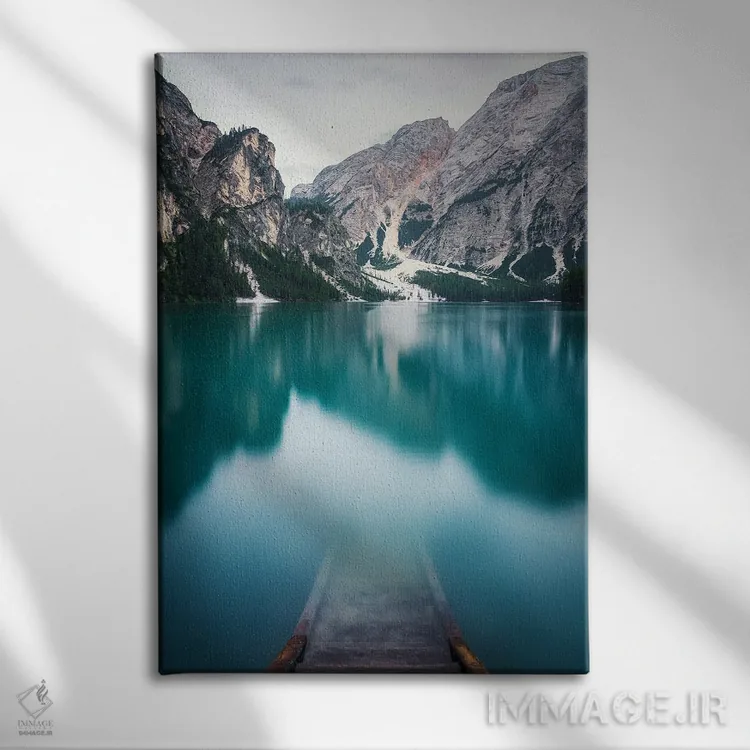 تابلو دکوراتیو دریاچه برایس ۲ اثر مایکل شوآن - نمای روبهرو روی دیوار