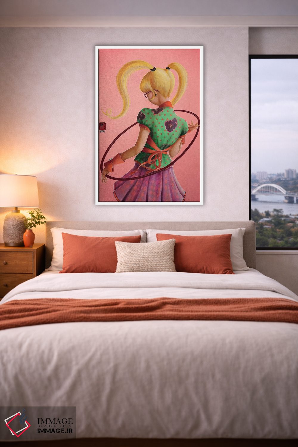 تابلو دکوراتیو حلقه اثر میستگری - D3W