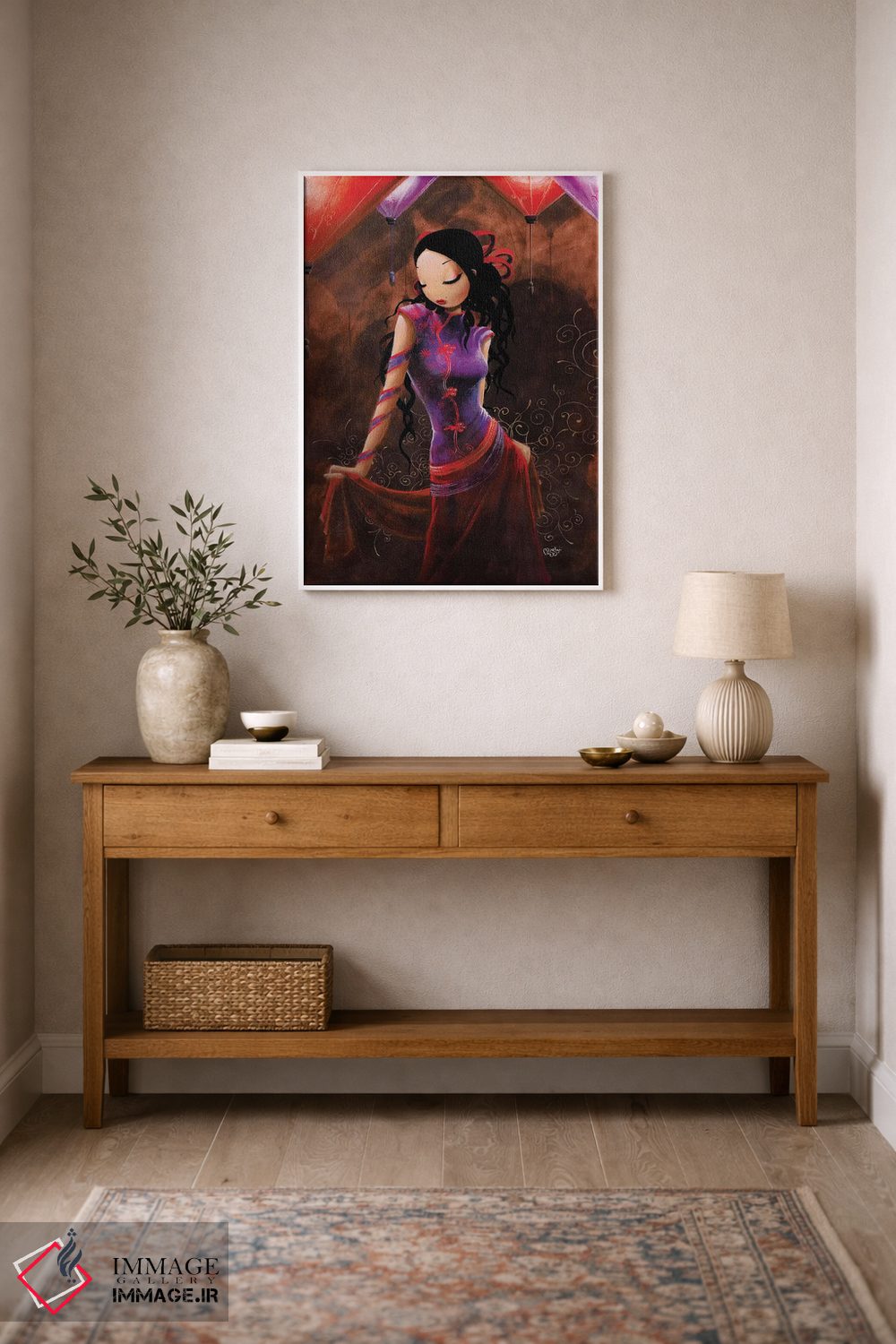 تابلو دکوراتیو عطر شرق اثر میستگری - D1W