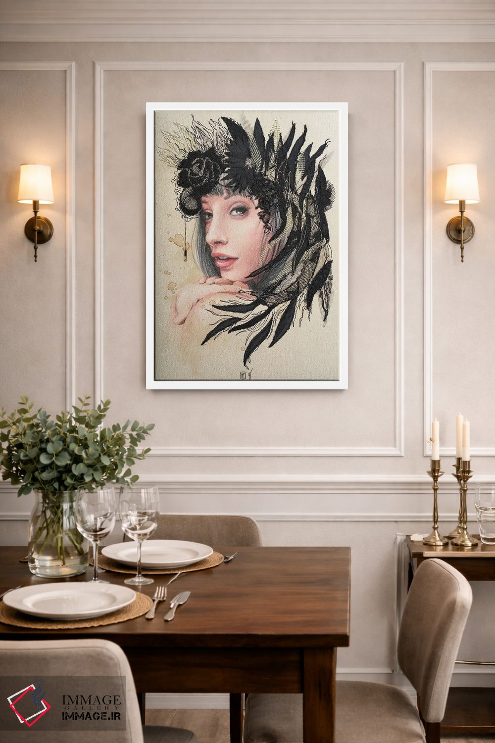 تابلو دکوراتیو سالومه اثر میستگری - D1W