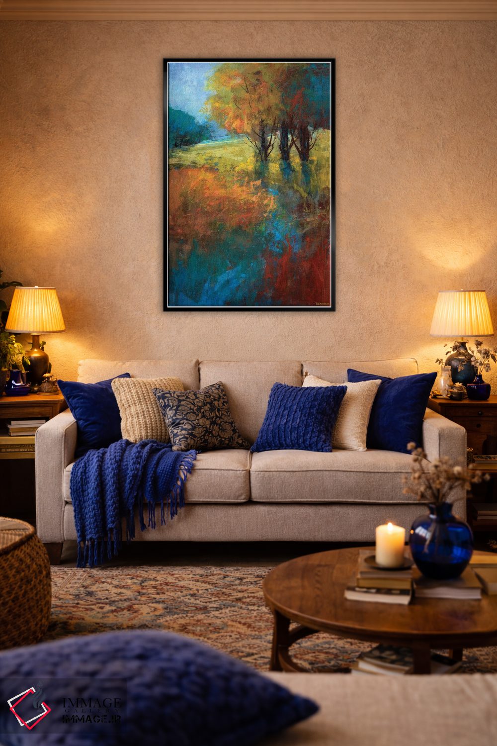 تابلو دکوراتیو آواز پاییزی I اثر مایکل تین هارا - D4B