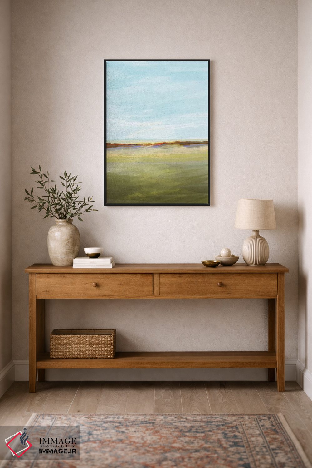 تابلو مینیمال چشم انداز بی پایان I اثر مایکل تین هارا - D2B