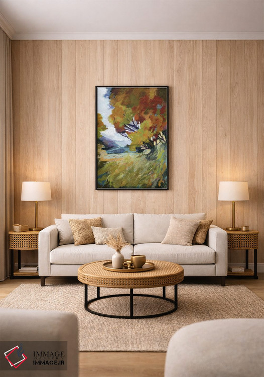 تابلو دکوراتیو شکوفه پاییزی اثر مایکل تین هارا - D1B