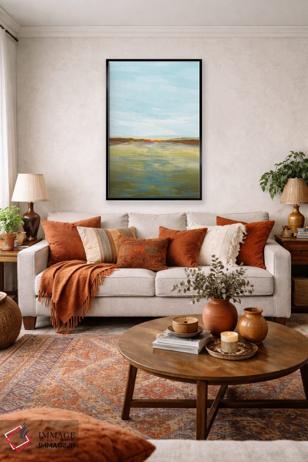 تابلو مینیمال چشم انداز بی پایان II اثر مایکل تین هارا - D4B