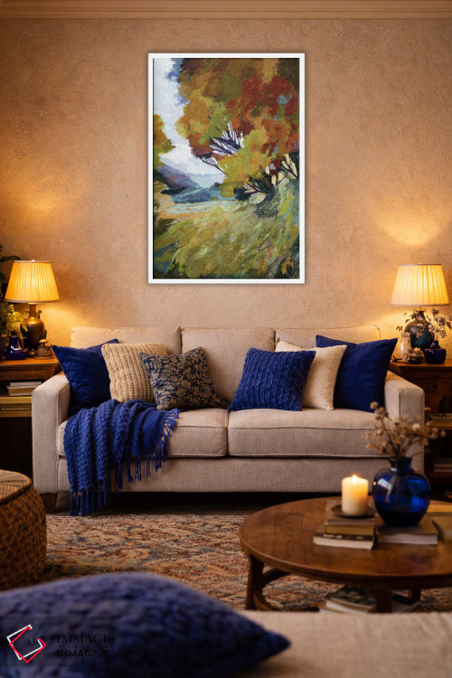 تابلو دکوراتیو شکوفه پاییزی اثر مایکل تین هارا - D3W