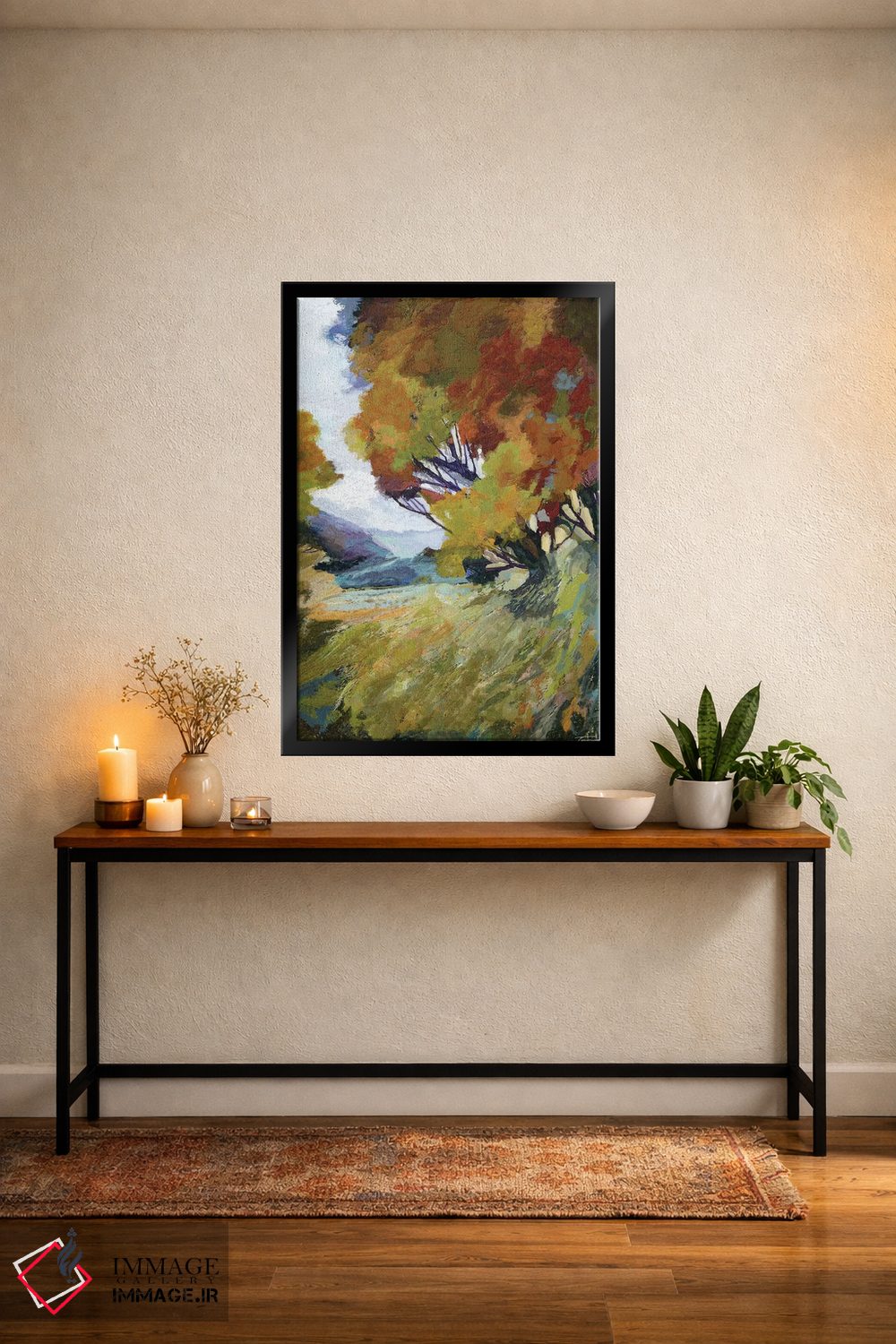 تابلو دکوراتیو شکوفه پاییزی اثر مایکل تین هارا - D4B