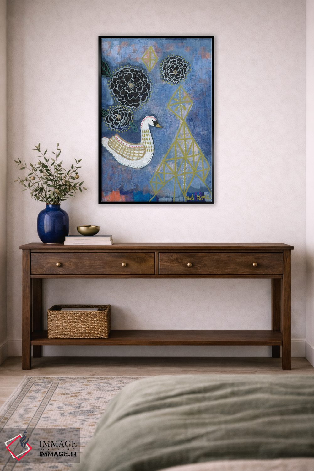 تابلو مینیمال قوی ساریا اثر متی رز - D4B