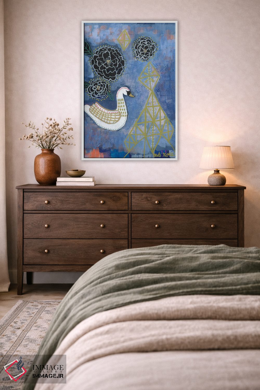 تابلو مینیمال قوی ساریا اثر متی رز - D3W