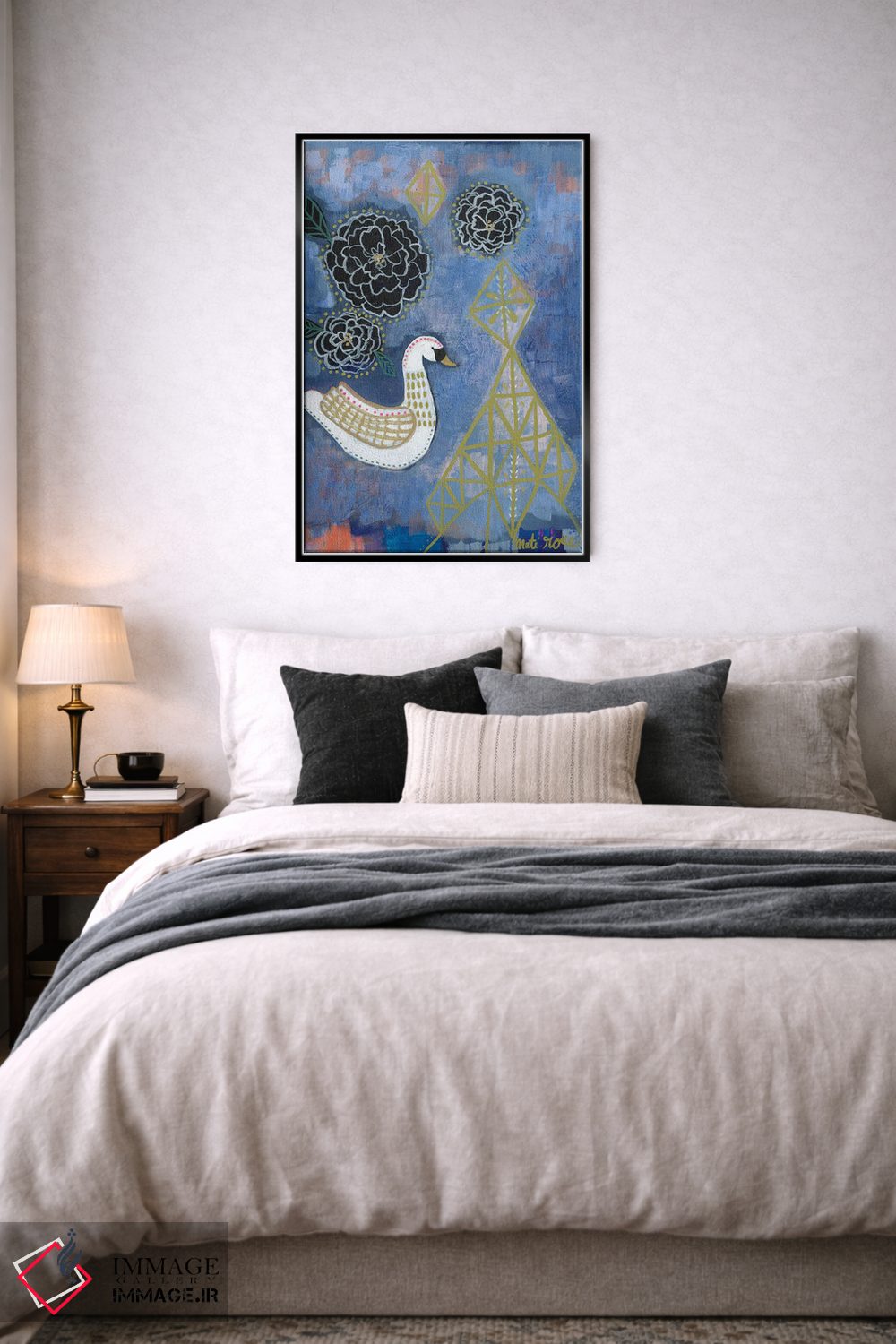 تابلو مینیمال قوی ساریا اثر متی رز - D6B