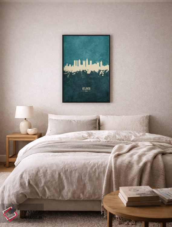 تابلو دکوراتیو منظره خط افق آتلانتا جرجیا اثر مایکل تامپست - D5B