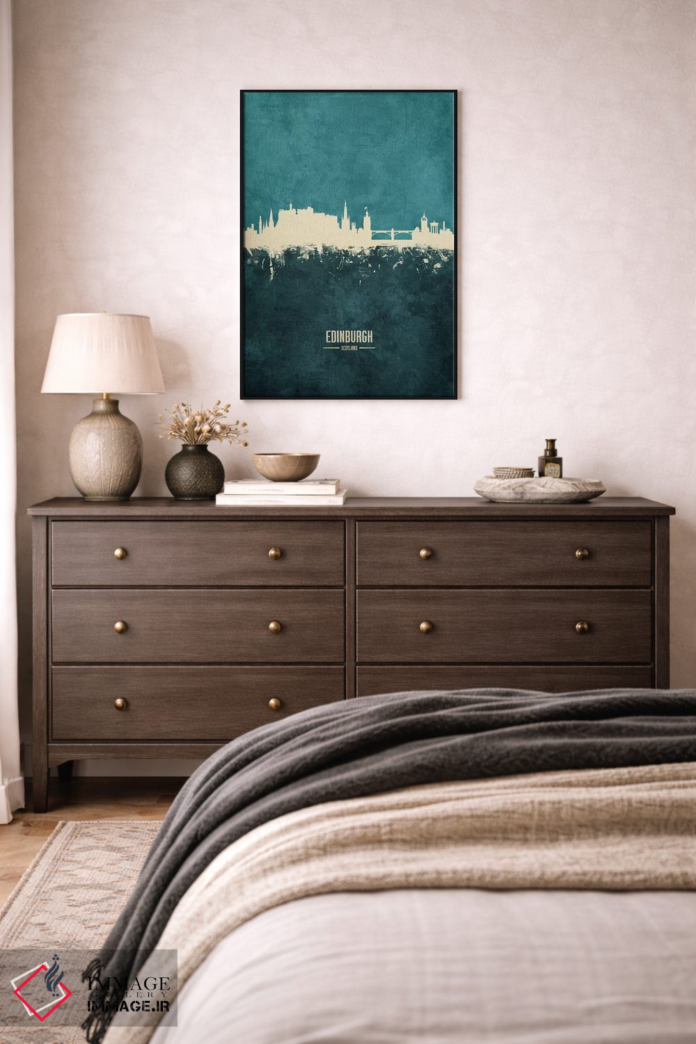 تابلو دکوراتیو منظره خط افق اباوربرو، اسکاتلند اثر مایکل تامپست - D4B