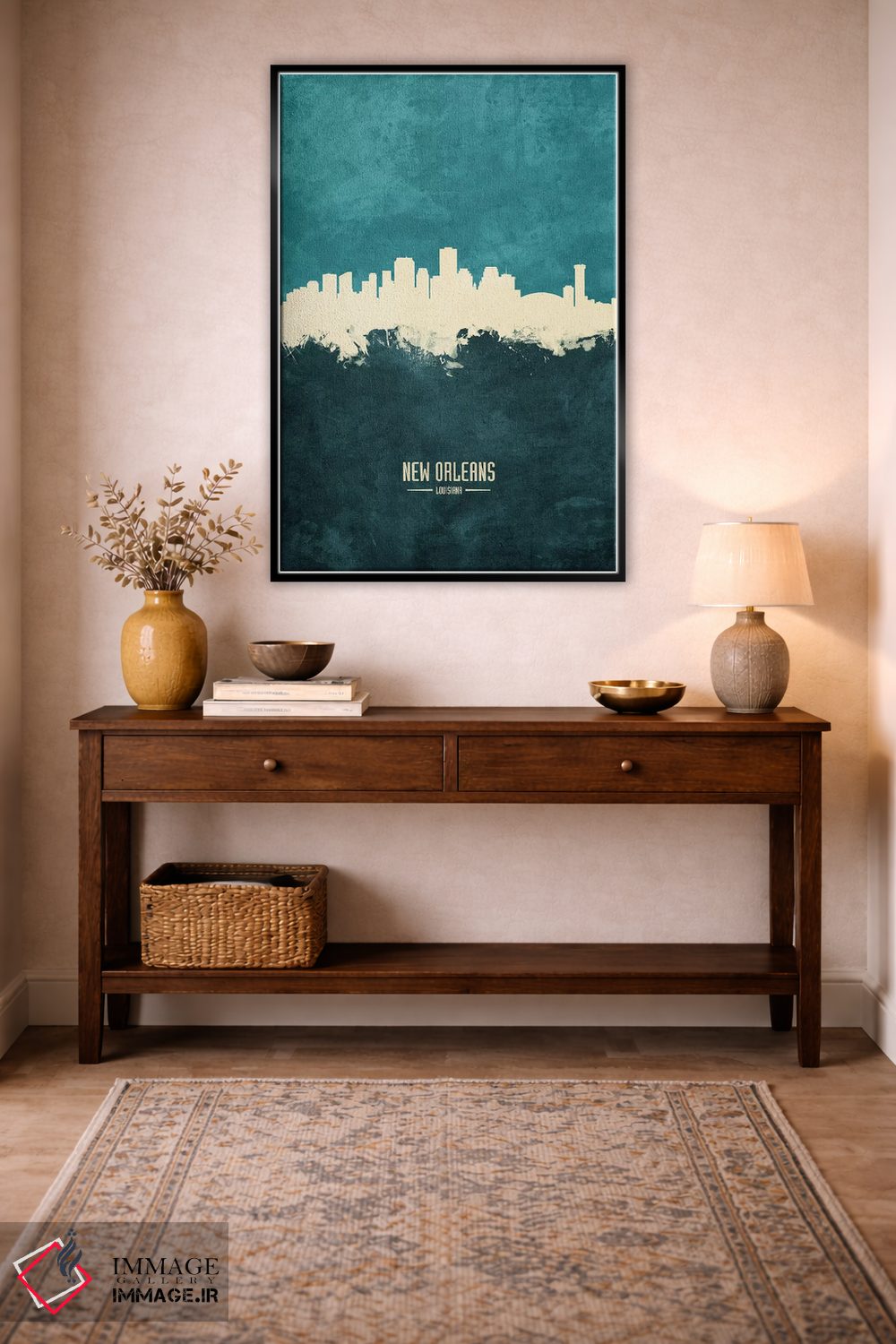 تابلو دکوراتیو منظره خط افق نیواورلئان، لوئیزیانا اثر مایکل تامپست - D3B