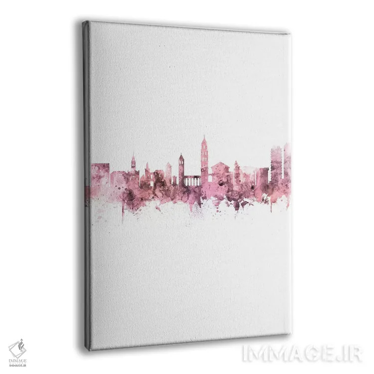 تابلو دکوراتیو منظره خط افق اسپلیت، کرواسی اثر مایکل تامپست - نمای پرسپکتیو محصول