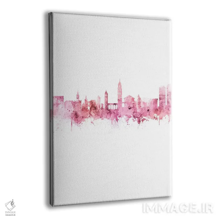 تابلو دکوراتیو منظره خط افق اسپلیت، کرواسی اثر مایکل تامپست - نمای پرسپکتیو محصول