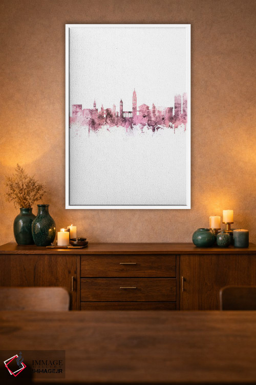 تابلو دکوراتیو منظره خط افق اسپلیت، کرواسی اثر مایکل تامپست - D1W