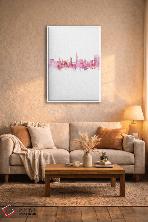 تابلو دکوراتیو منظره خط افق اسپلیت، کرواسی اثر مایکل تامپست - D3W