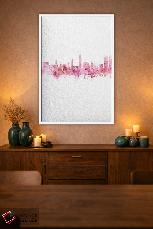 تابلو دکوراتیو منظره خط افق اسپلیت، کرواسی اثر مایکل تامپست - D1W