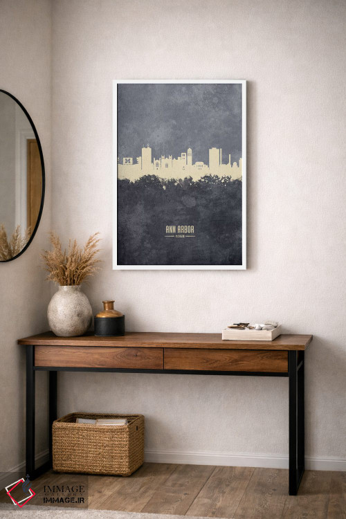 تابلو دکوراتیو منظره خط افق ان آربر میشیگان اثر مایکل تامپست - D4W