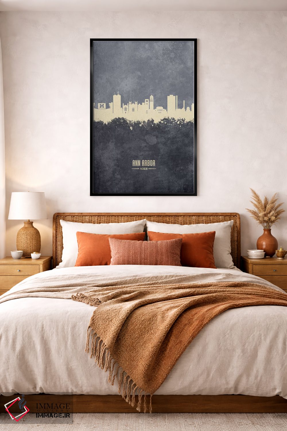 تابلو دکوراتیو منظره خط افق ان آربر میشیگان اثر مایکل تامپست - D5B