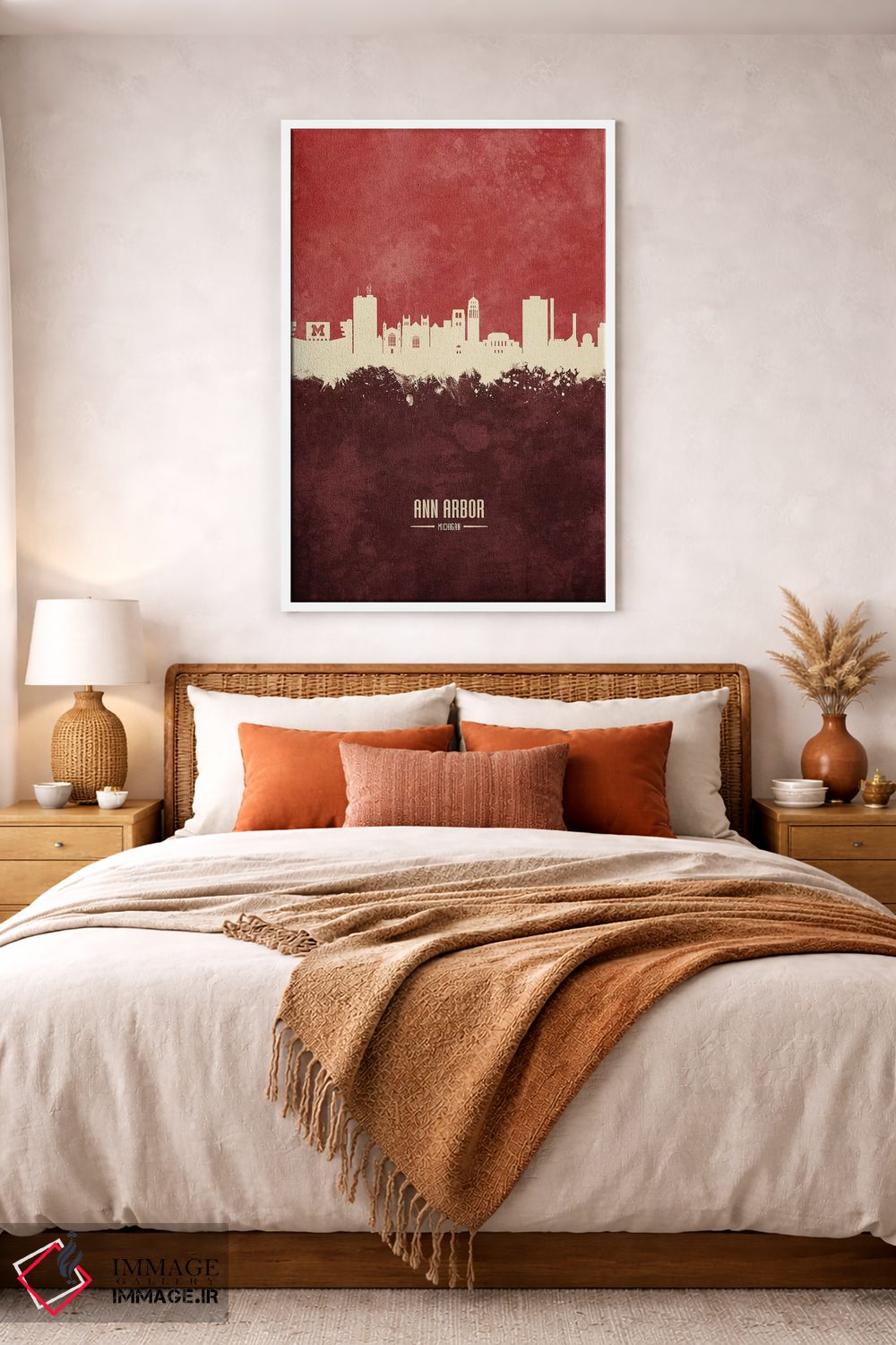 تابلو دکوراتیو منظره خط افق ان آربر میشیگان اثر مایکل تامپست - D2W