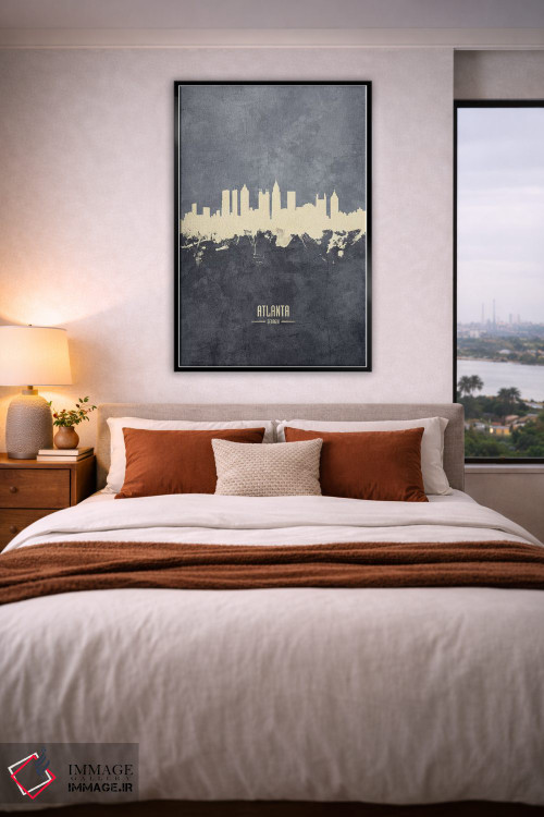 تابلو دکوراتیو منظره خط افق آتلانتا جورجیا اثر مایکل تامپست - D3B