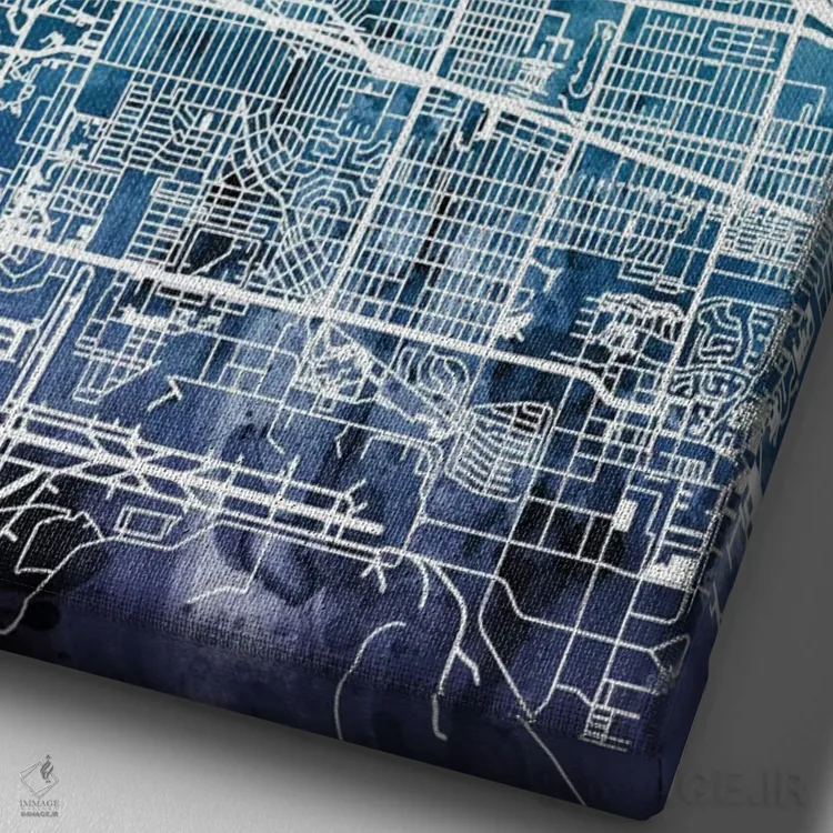 تابلو انتزاعی New Mexico, USA,آلبوکرکی، نیومکزیکو، آمریکا اثر مایکل تامپست - نمای نزدیک بافت بوم