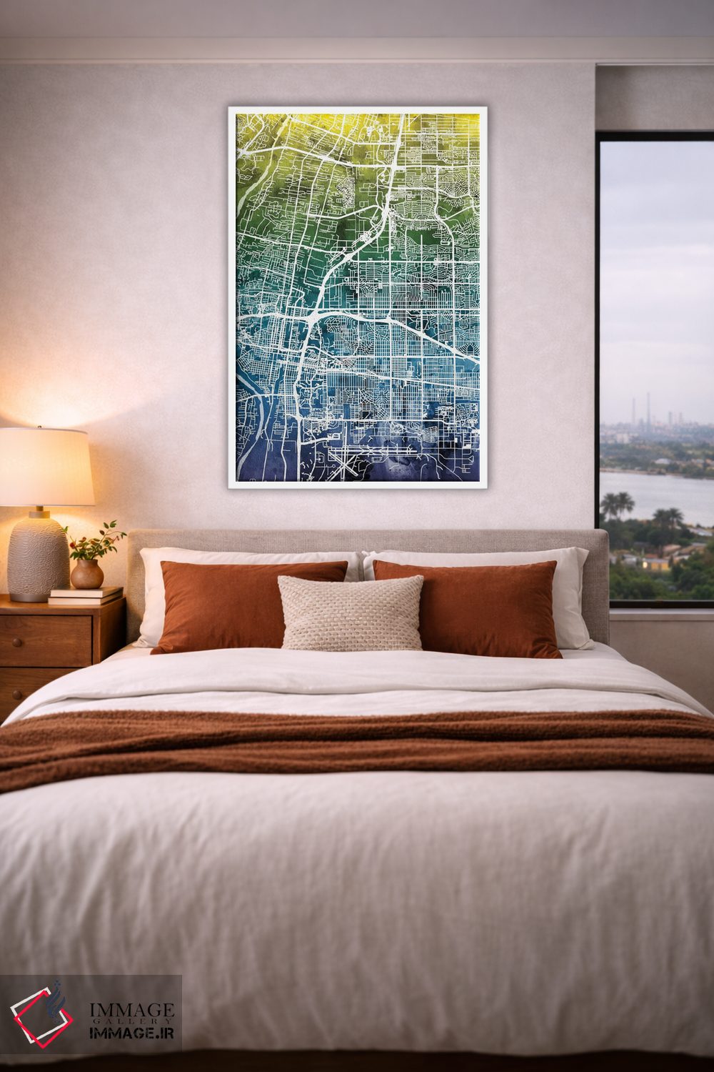 تابلو انتزاعی New Mexico, USA,آلبوکرکی، نیومکزیکو، آمریکا اثر مایکل تامپست - D3W