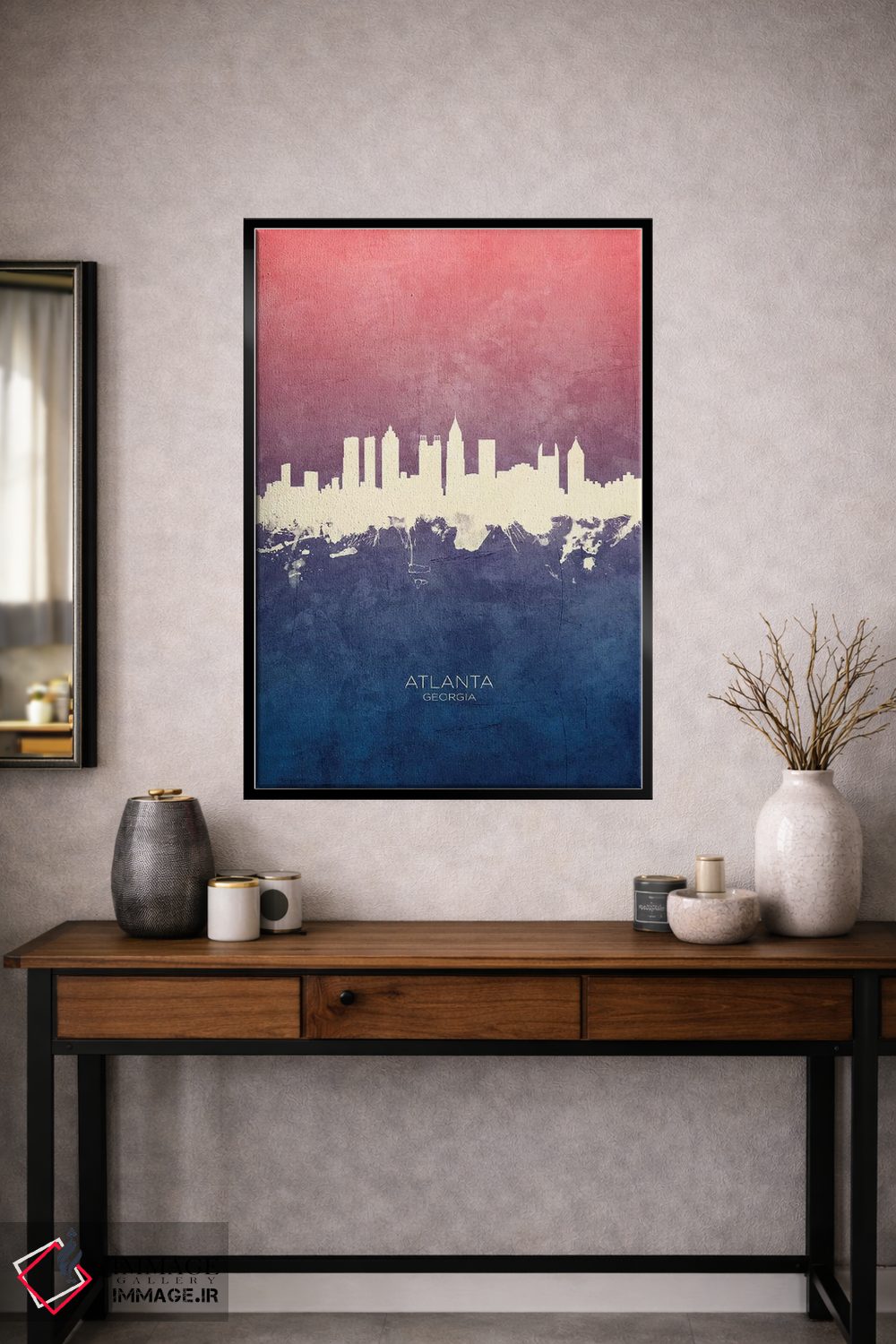 تابلو دکوراتیو منظره خط افق آتلانتا جورجیا اثر مایکل تامپست - D2B