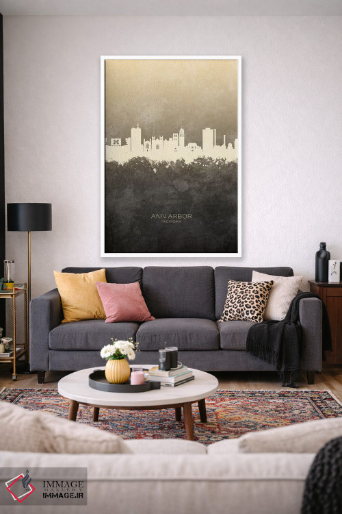 تابلو دکوراتیو منظره خط افق ان آربر میشیگان اثر مایکل تامپست - D1W