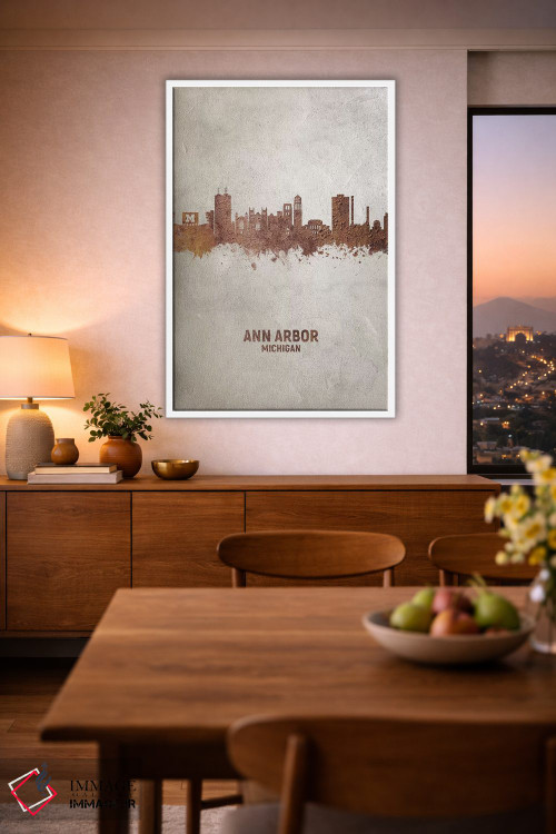 تابلو دکوراتیو منظره خط افق ان آربر میشیگان اثر مایکل تامپست - D2W