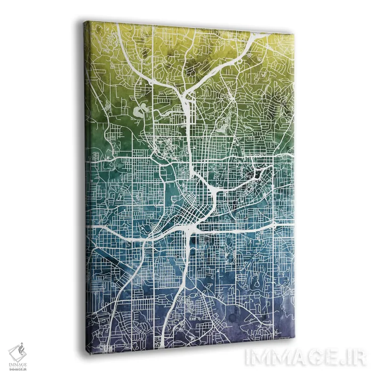 تابلو انتزاعی Georgia, USA,آتلانتا، جورجیا، ایالات متحده اثر مایکل تامپست - نمای پرسپکتیو محصول