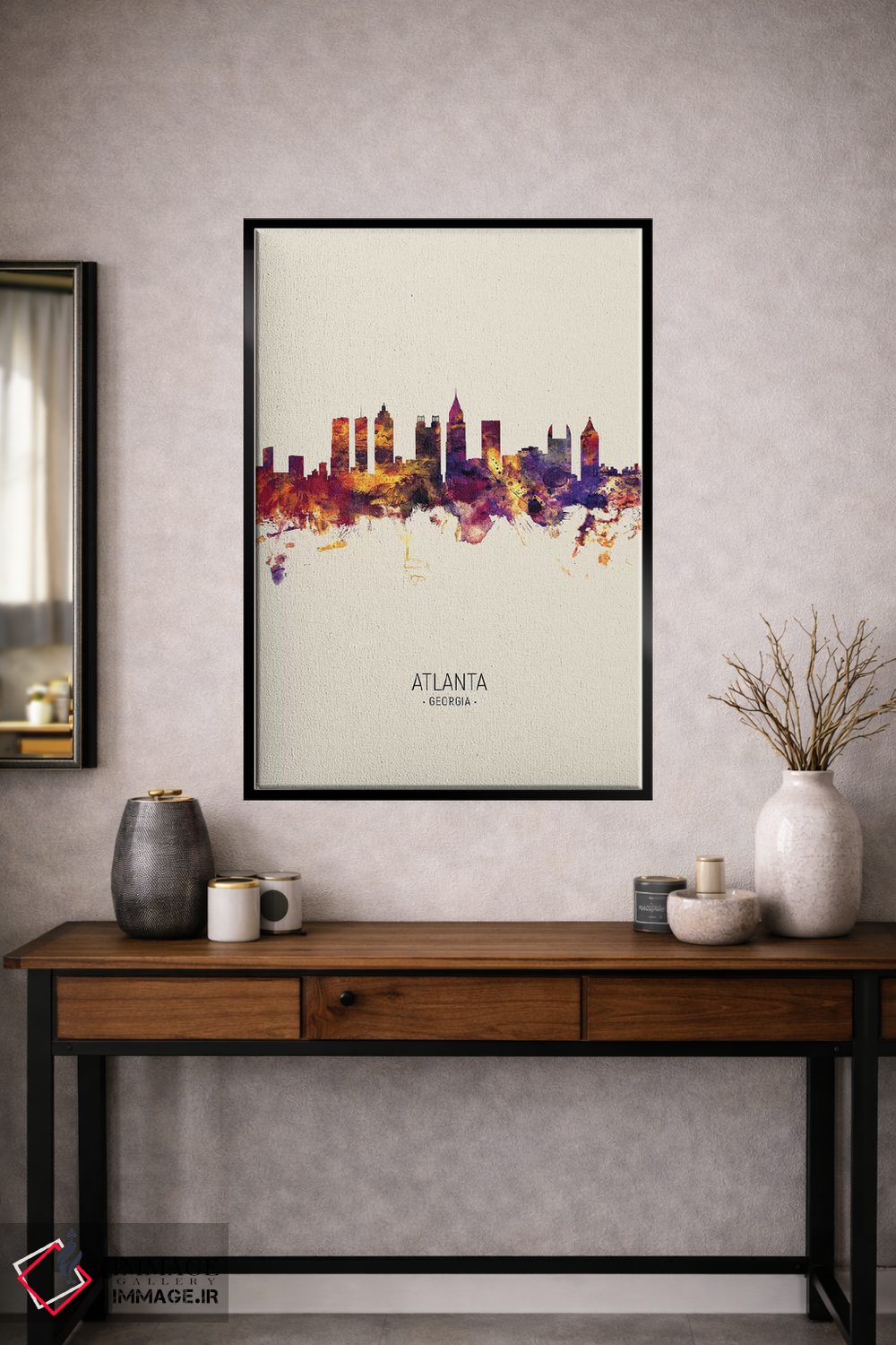 تابلو دکوراتیو منظره آتلانتا جورجیا در پاییز اثر مایکل تامپست - D2B