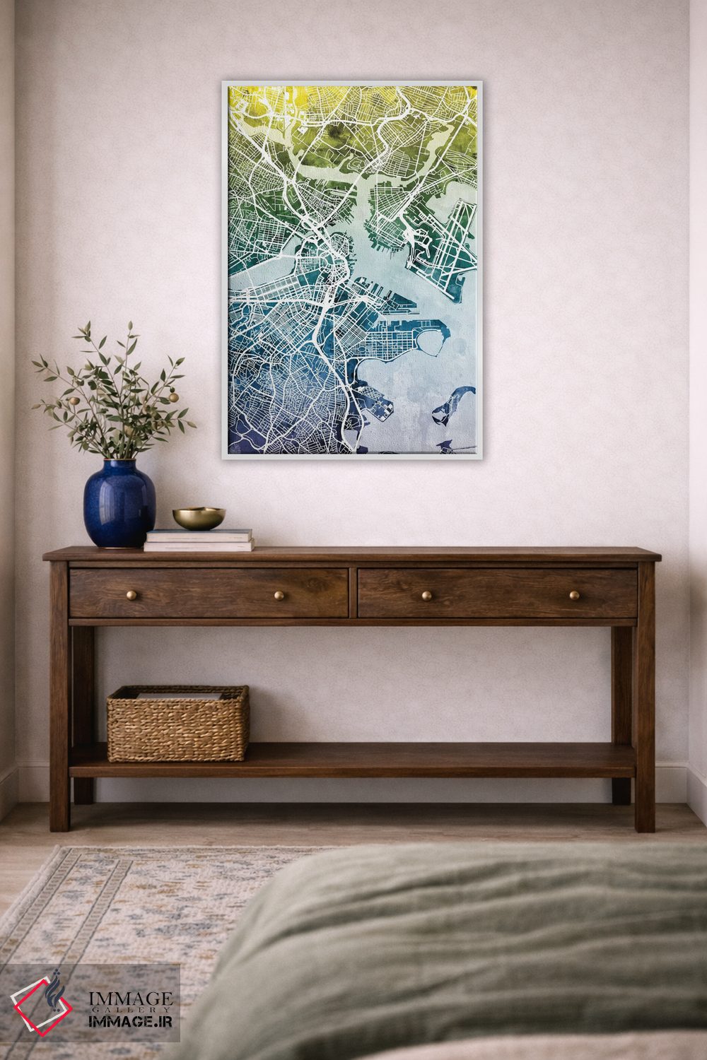 تابلو انتزاعی Massachusetts, USA,بوستون، ماساچوست، آمریکا اثر مایکل تامپست - D2W