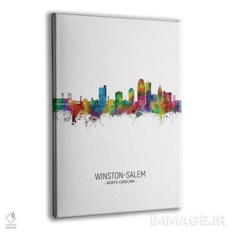 تابلو دکوراتیو منظره پرتره وینستون سالم اثر مایکل تامپست - نمای پرسپکتیو محصول