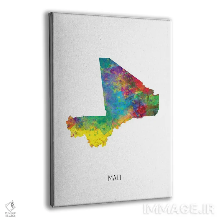 تابلو دکوراتیو نقشه مالی اثر مایکل تامپست - نمای پرسپکتیو محصول