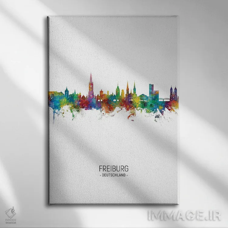 تابلو دکوراتیو افق فرایبورگ، آلمان اثر مایکل تامپست - نمای روبهرو روی دیوار