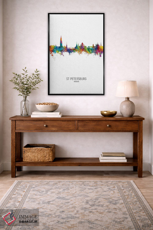 تابلو دکوراتیو افق سن پترزبورگ، روسیه اثر مایکل تامپست - D5B