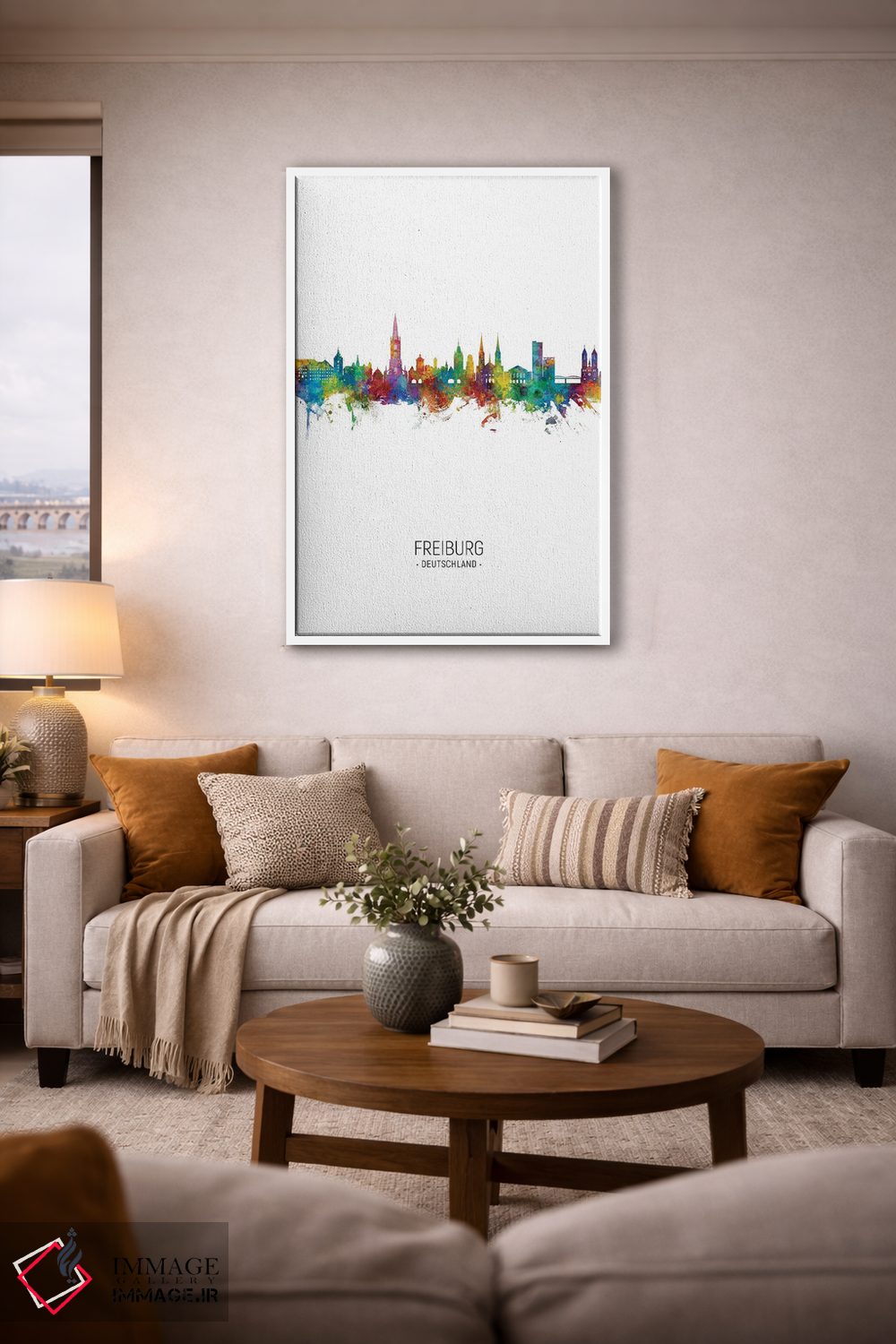 تابلو دکوراتیو افق فرایبورگ، آلمان اثر مایکل تامپست - D3W