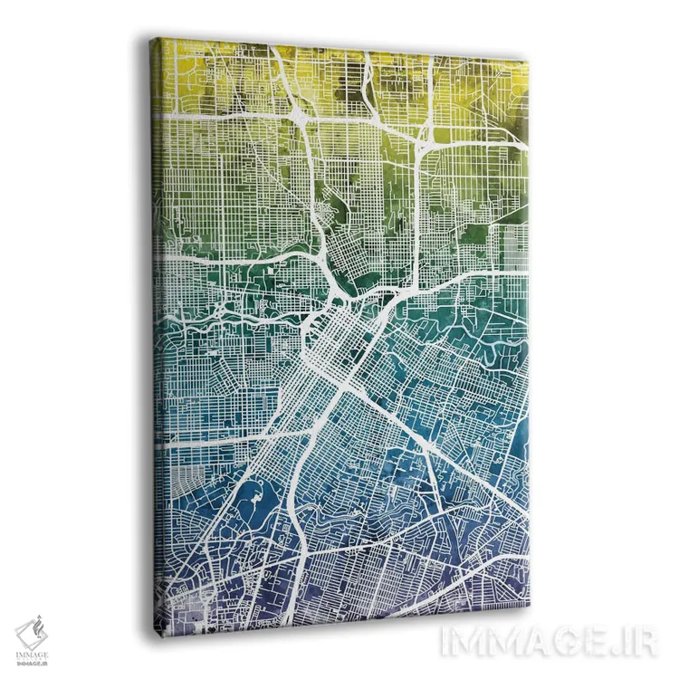 تابلو انتزاعی Texas, USA,هیوستون، تگزاس، آمریکا اثر مایکل تامپست - نمای پرسپکتیو محصول