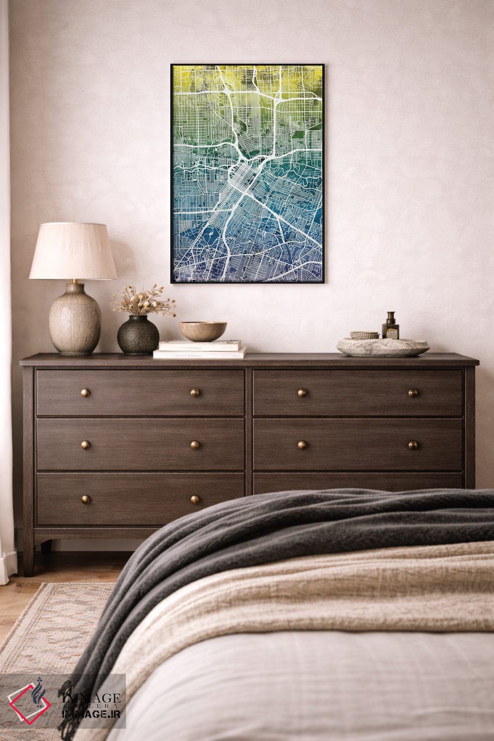 تابلو انتزاعی Texas, USA,هیوستون، تگزاس، آمریکا اثر مایکل تامپست - D4B