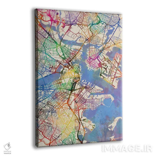 تابلو انتزاعی Massachusetts, USA,بوستون، ماساچوست، آمریکا اثر مایکل تامپست - نمای پرسپکتیو محصول