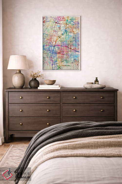 تابلو انتزاعی New Mexico, USA,آلبوکرکی، نیومکزیکو، آمریکا اثر مایکل تامپست - D2W