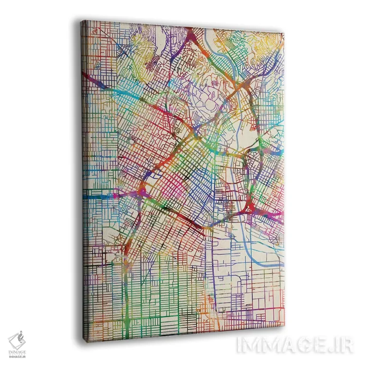 تابلو انتزاعی California, USA,لس آنجلس، کالیفرنیا، آمریکا اثر مایکل تامپست - نمای پرسپکتیو محصول