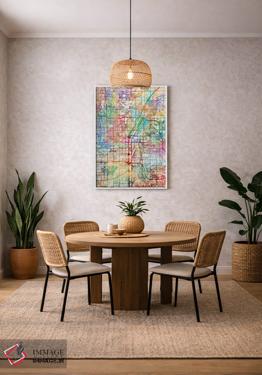 تابلو انتزاعی Nevada, USA,لاس وگاس، نوادا، آمریکا اثر مایکل تامپست - D2W