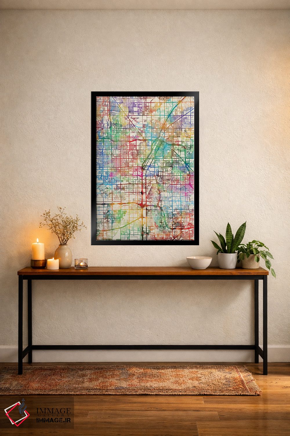 تابلو انتزاعی Nevada, USA,لاس وگاس، نوادا، آمریکا اثر مایکل تامپست - D5B